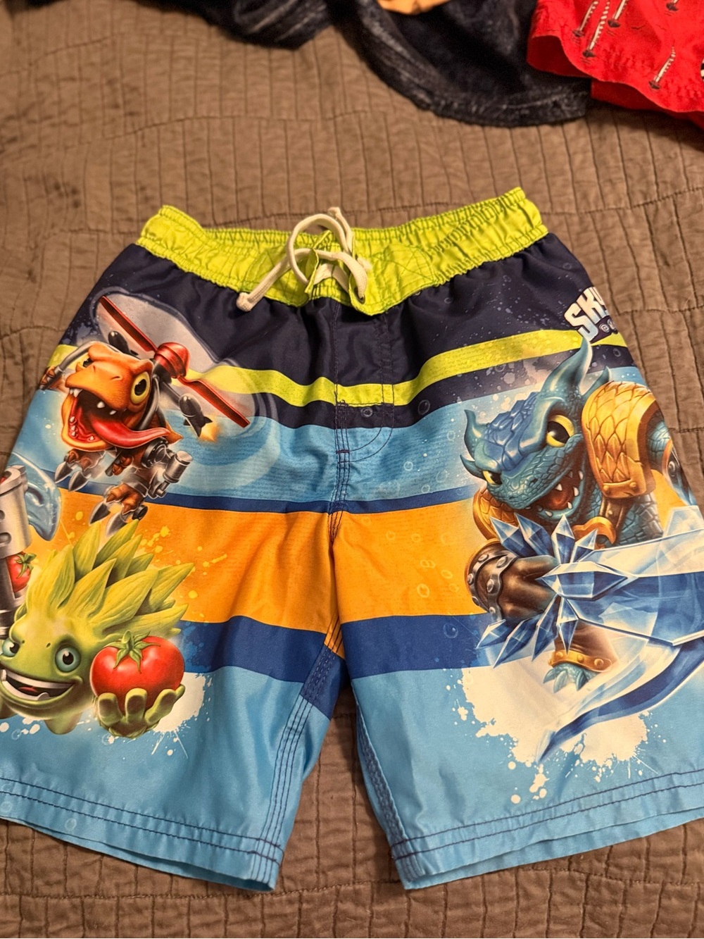 Skylanders swim trunks boys small 6/7